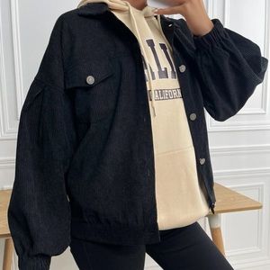 SHEIN black oversized jacket